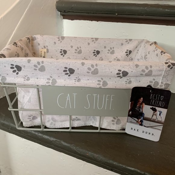 Rae Dunn Other - Rae Dunn CAT STUFF. Basket